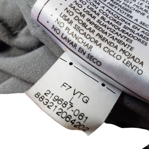 Nike Fit Dry Vented Track Pants Mens Large Gray Swoosh Vintage Y2K - Picture 12 of 12